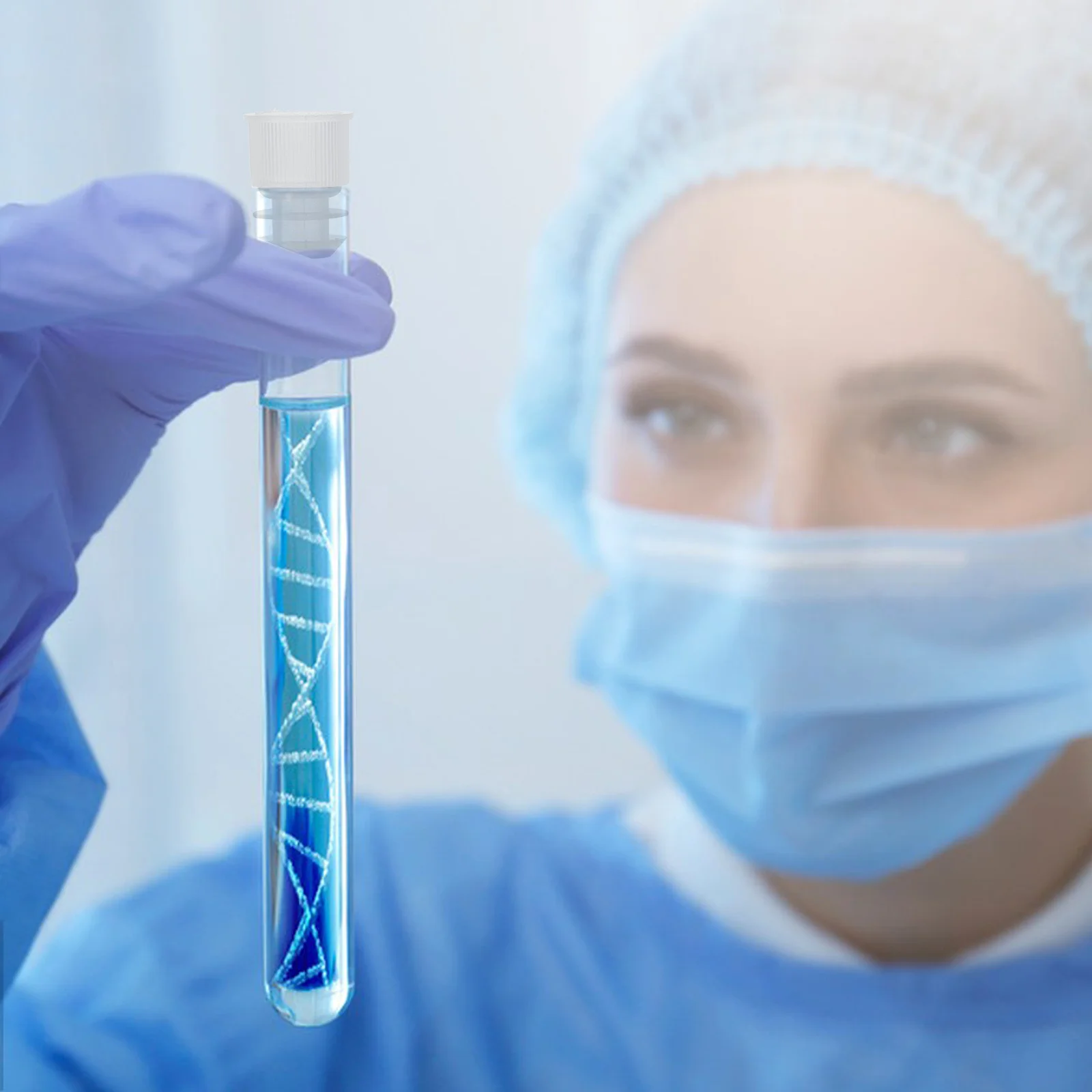 

100 Pcs Test Tube Vial Plug Solid Plugs for Cork Stopper Liquid Plastic Glass Bottle