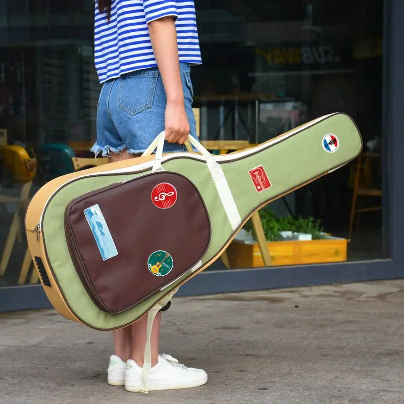 

Waterproof Guitar Bag for Women 36 Inch Wood Acoustic Guitar Bapa High Aesthetic Value Music Instrument Case