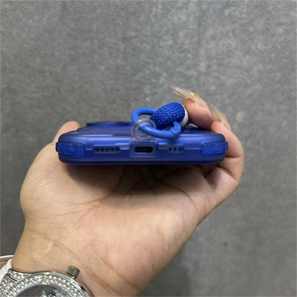 3in1 Armor Matte Translucent Magnetic For Magsafe Lanyard Wrist Strap Case For iPhone 15 11 12 13 14 16 Pro Max Plus Hard Cover