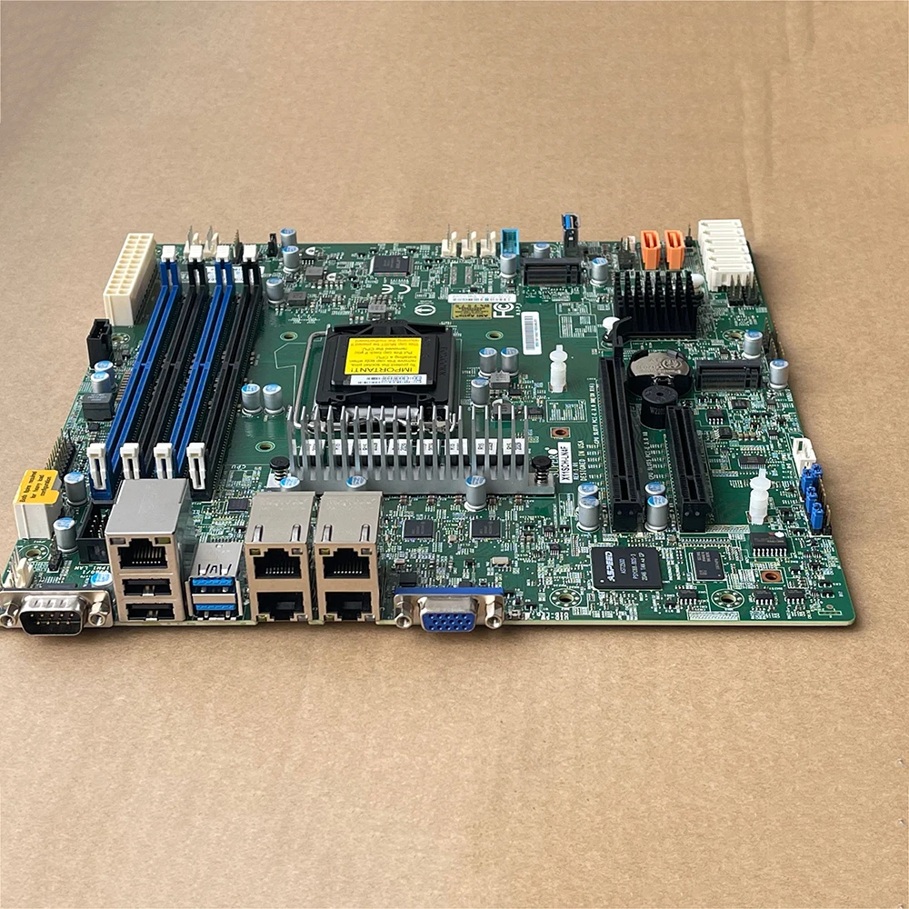 Server Motherboard For Supermicro X11SCH-LN4F C236 1151 DDR4 M-ATX IPMI M.2 TPM SATA*8 C246 Good Quality