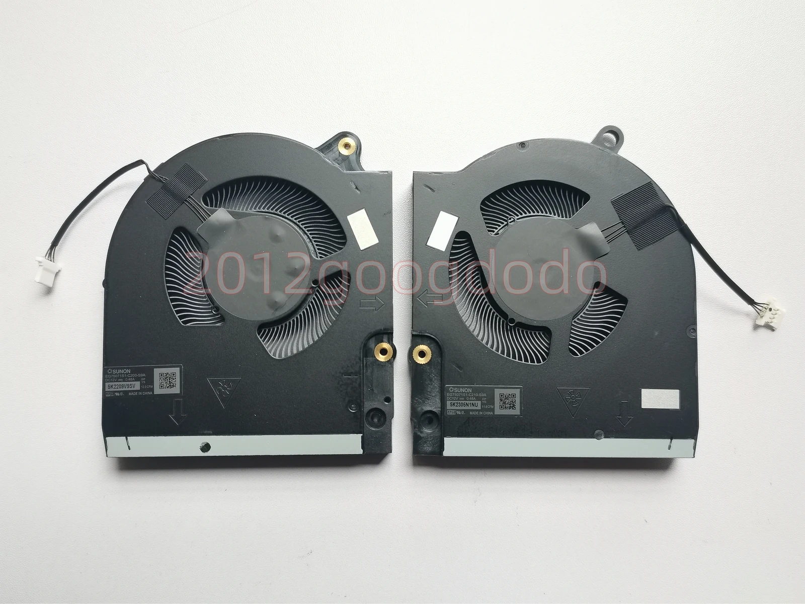 New For Dell Alienware M15 R7 CPU GPU Fan EG75071S1-C210-S9A EG75071S1-C200-S9A