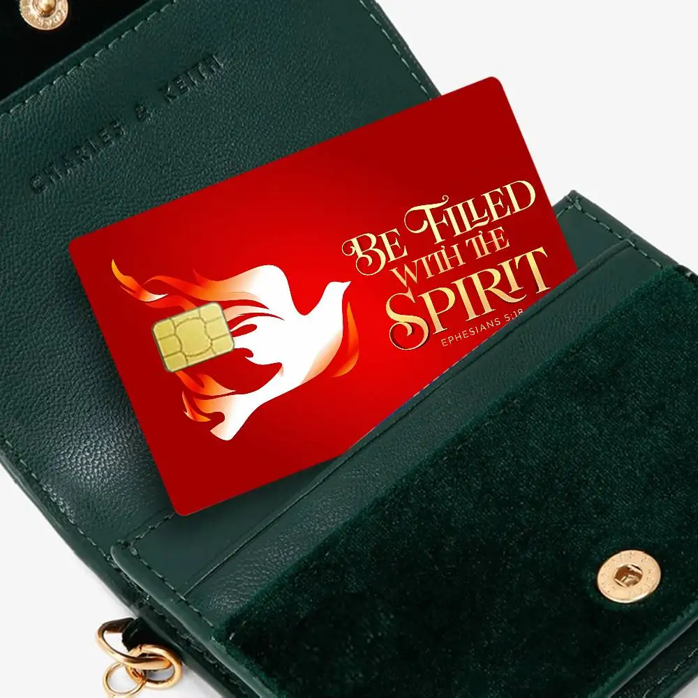 Pentecost Anmie Sticker Film Skin Cover for Credit Card Debit Bank Card Front