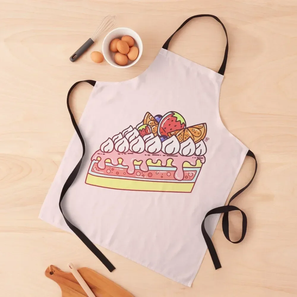 

Glass Decoden Cake Slice Apron japanese woman Funny Cooking Clothes Apron