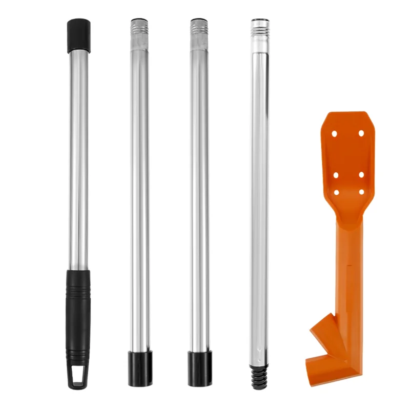 

ABRE-For Home Garden Street Leaf Shovel Pipe Cleaners Tool Drain Unclogger Long Handle Ergonomic Roofing Leaf