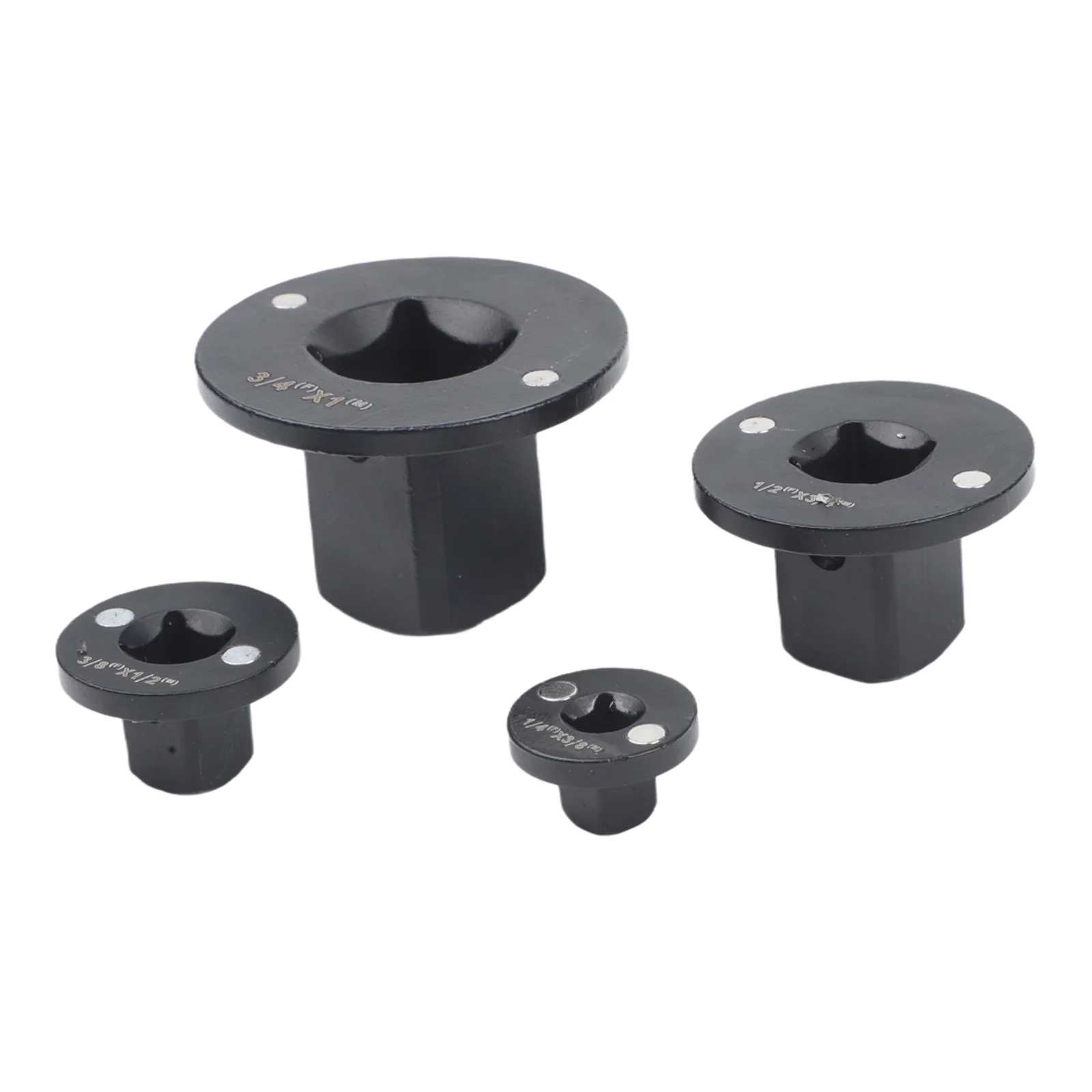 Low-profile Socket Adapter Kit For Tight Spaces Heat-treated Stainless Steel Space-saving Organization For 1 To 3 4 Drive