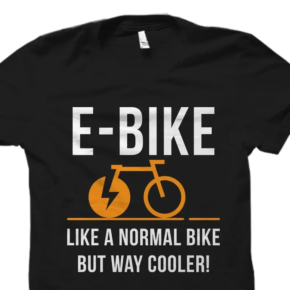 Electric Bike T Shirt Bicycle E Os3509