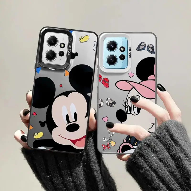 Mickey Mouse Minnie Cartoon phone cases for Xiaomi Poco C50 X3 NFC C61 C51 X3pro Redmi 12C 13 A2 A3x 12 funda Back Shell Cover