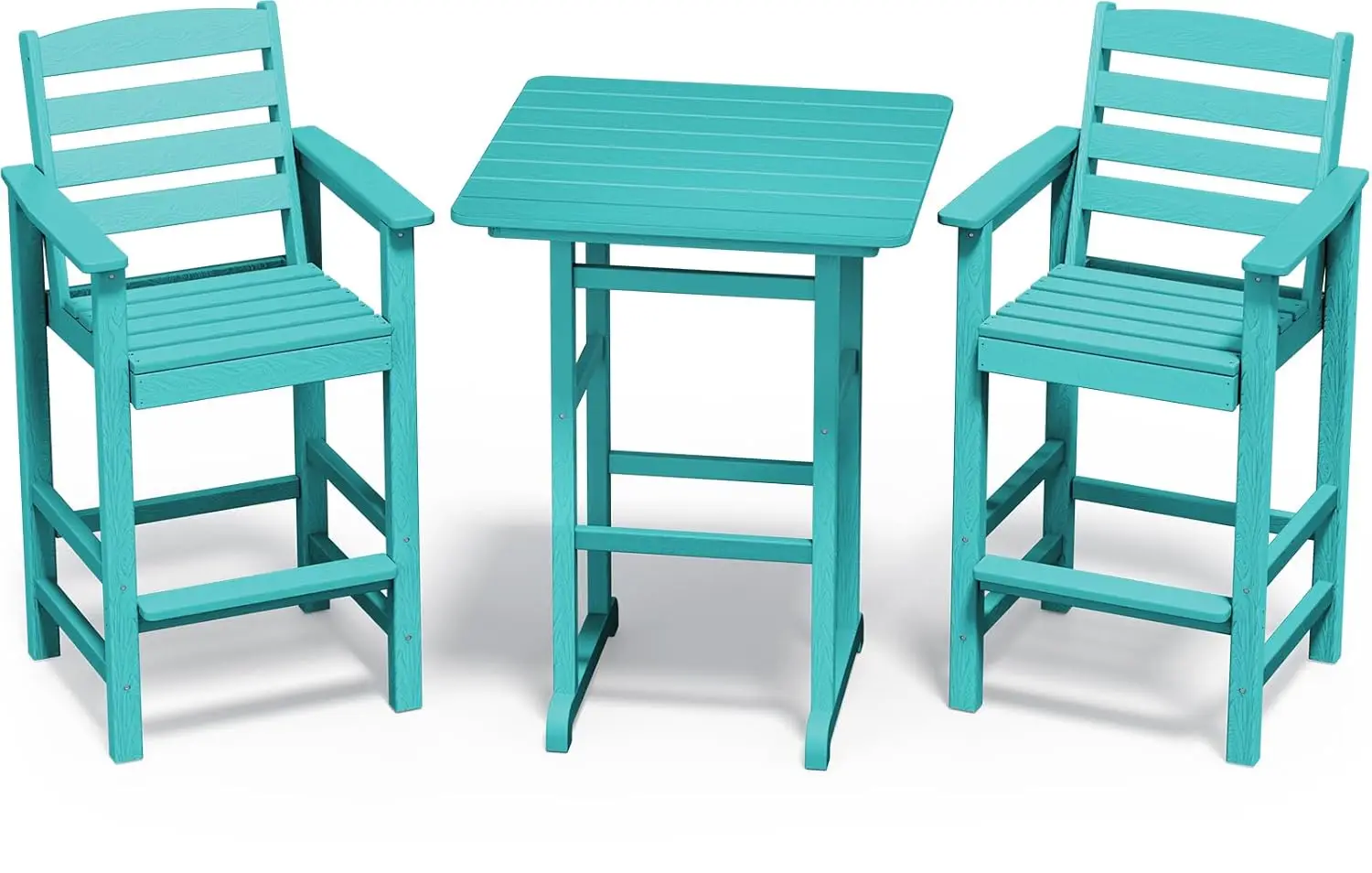 

Комплект из 3 предметов: кресло Адирондак и стол для балкона, уличный барный комплект для бистро, у бассейна, для заднего двора, на заказ