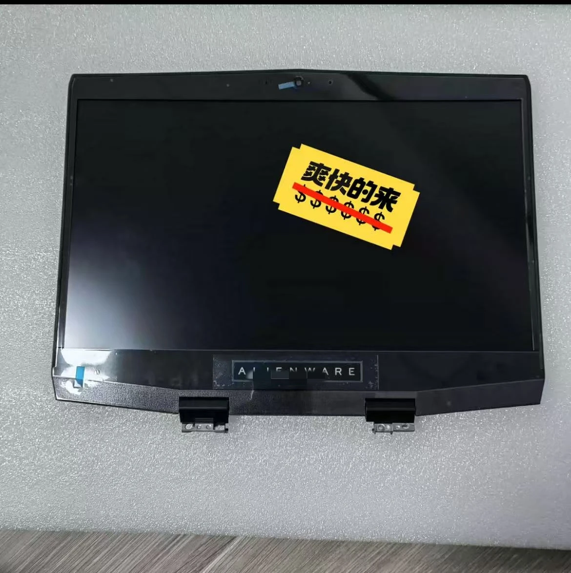 Original DP/N: PPT3N for Dell Alien M15 R1 LCD screen upper half assembly  gray 4K screen