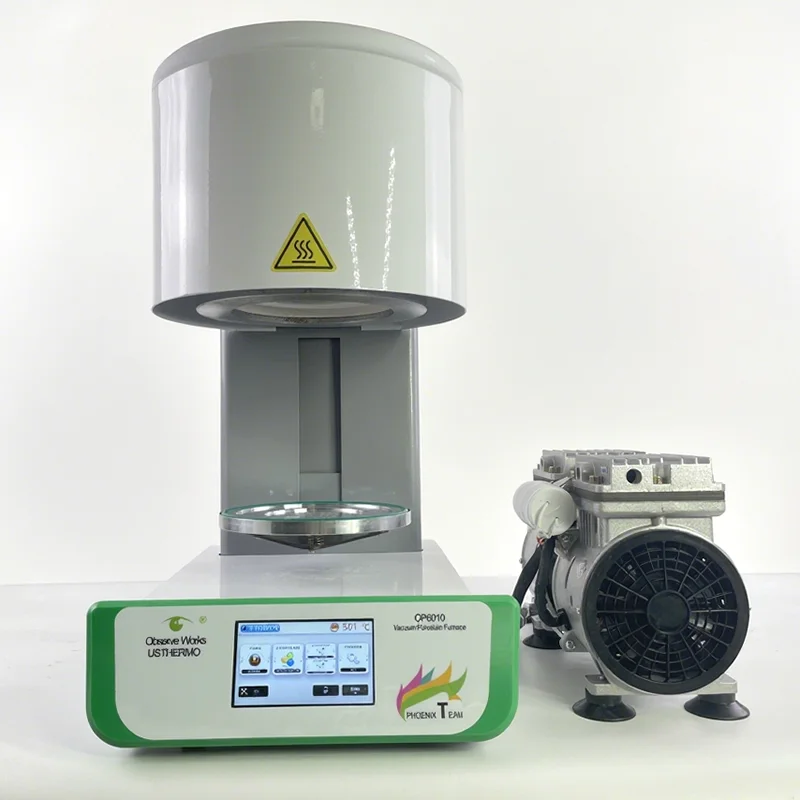 

Touchscreen Dental Vacuum Porcelain Furnace with Pump High-Temperature Lab Oven for Ceramic