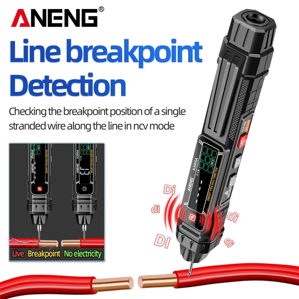 ANENG A3005 A/B Digital Multimeter Pen Type 4000 Counts Professional Meter Non-Contact Auto AC/DC Voltage Ohm Diode Tester Tool