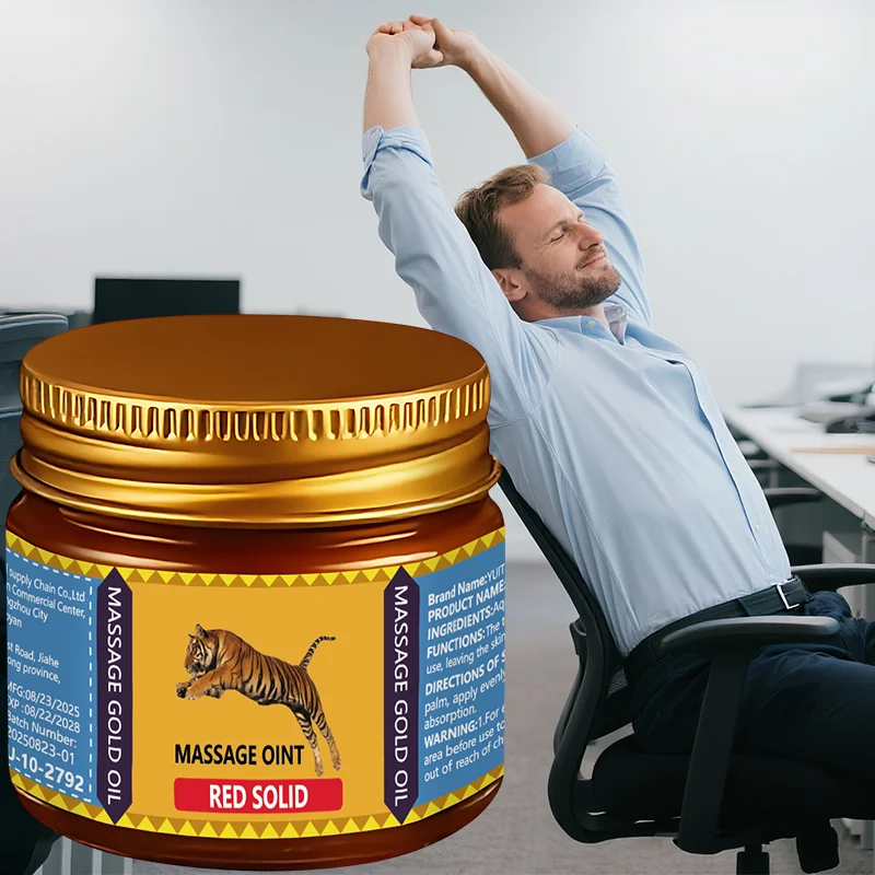 Pomada de masaje Tiger Balm 50g - Cuidado multiarticular para rodilla/codo/hombro, no pegajoso y absorción rápida, uso diario
