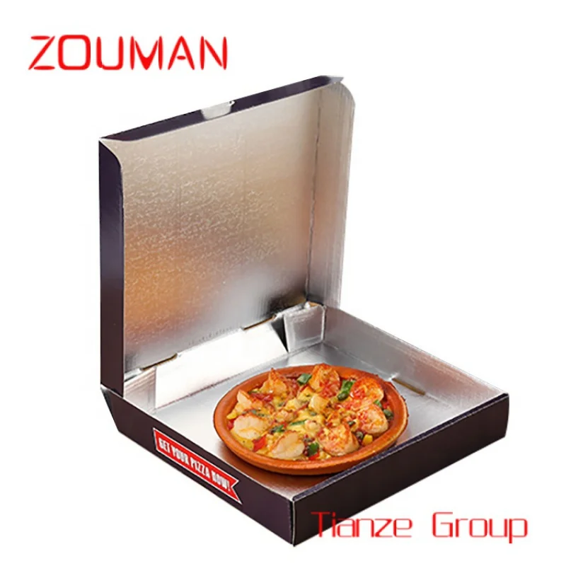 Diskon kotak pizza termal aluminium foil kustom