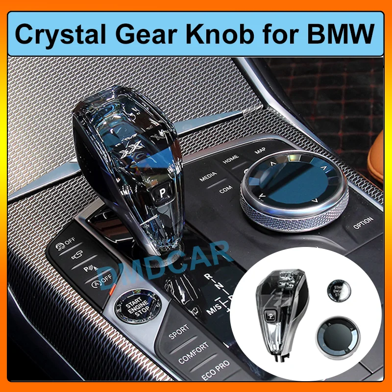 

3pcs/Set Crystal Gear Shift Knob for BMW 3/4/8/Z4/X6/X7/X5 Series G02 G05 G06 G07 G08 G20 G22 G28 G22 G29 G30 F10 F30 F15 F16