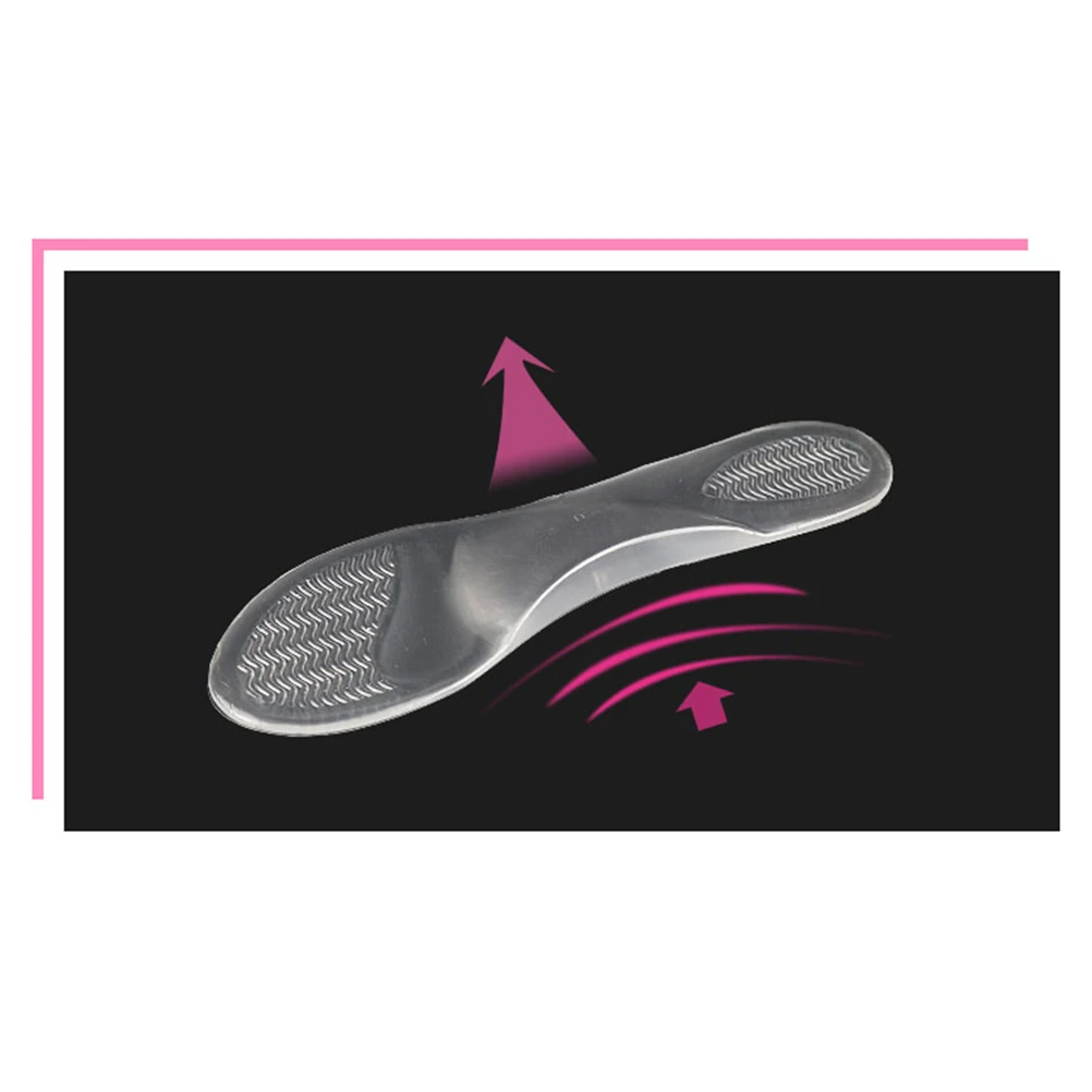 

High Heel Gel Absorption High Heel Insoles Breathable Non-slip Shoes Inserts For Comfort Foot Care Tools