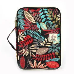 A4 Document Bags Multi-Functional Portfolio Organizer Waterproof Travel Pouch Notepad Carrying Cases File Holder Tablet