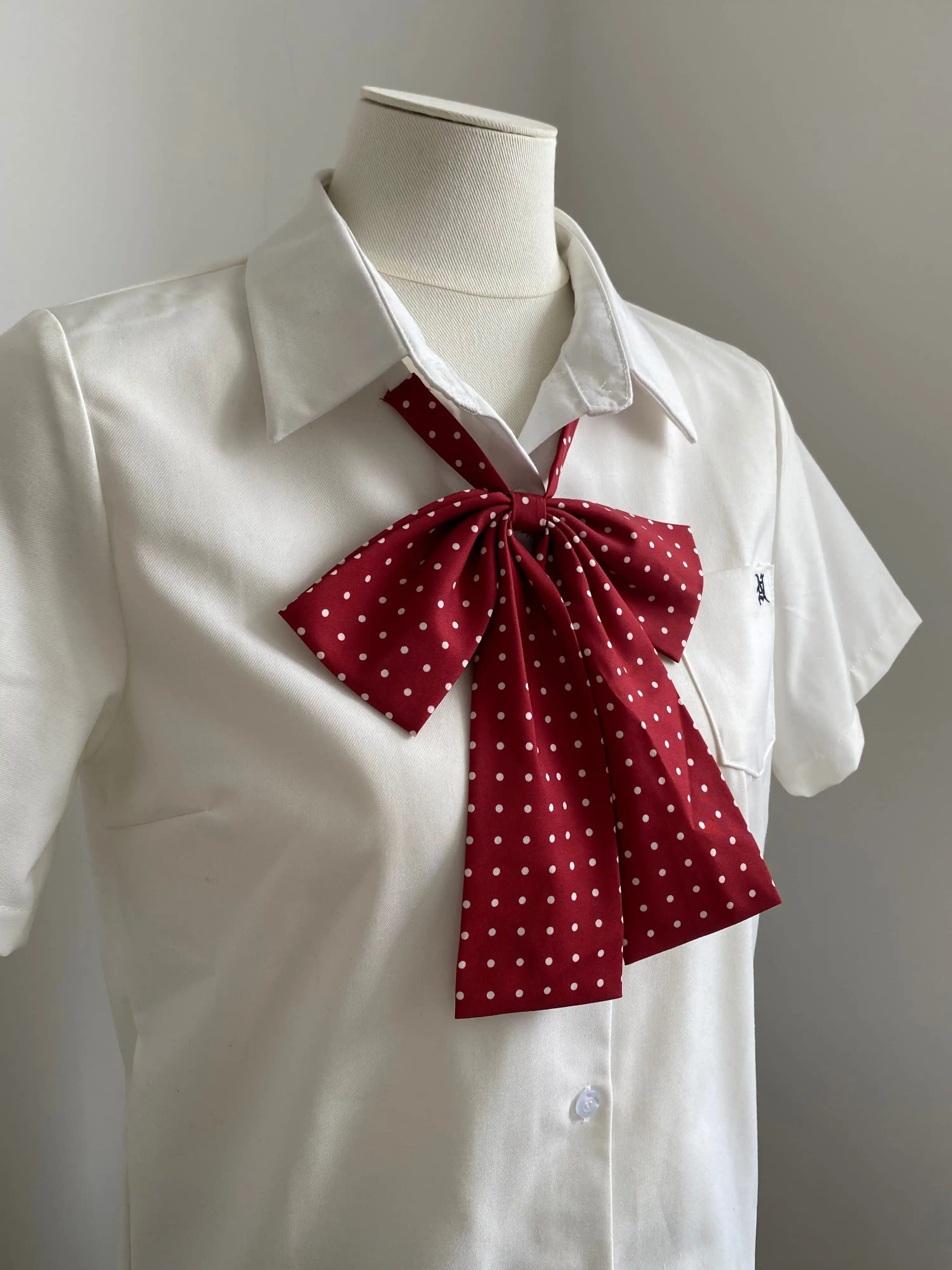 Polka Dot Tie Versatile Multi-Color JK Uniform Necktie Casual Style Printed Pattern Neckwear for Men Chinese Production