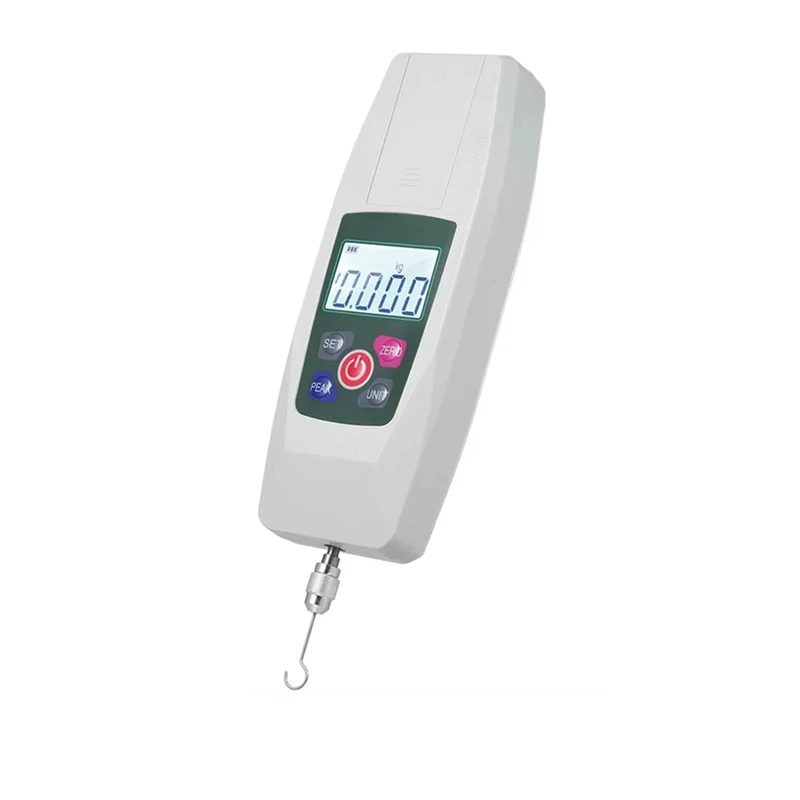 Digital Force Gauge Push And Pull Tester Meter Mini Dynamometer N Kg Lb Oz 500N/50Kg/110Lb/1800Oz 1% Accuracy