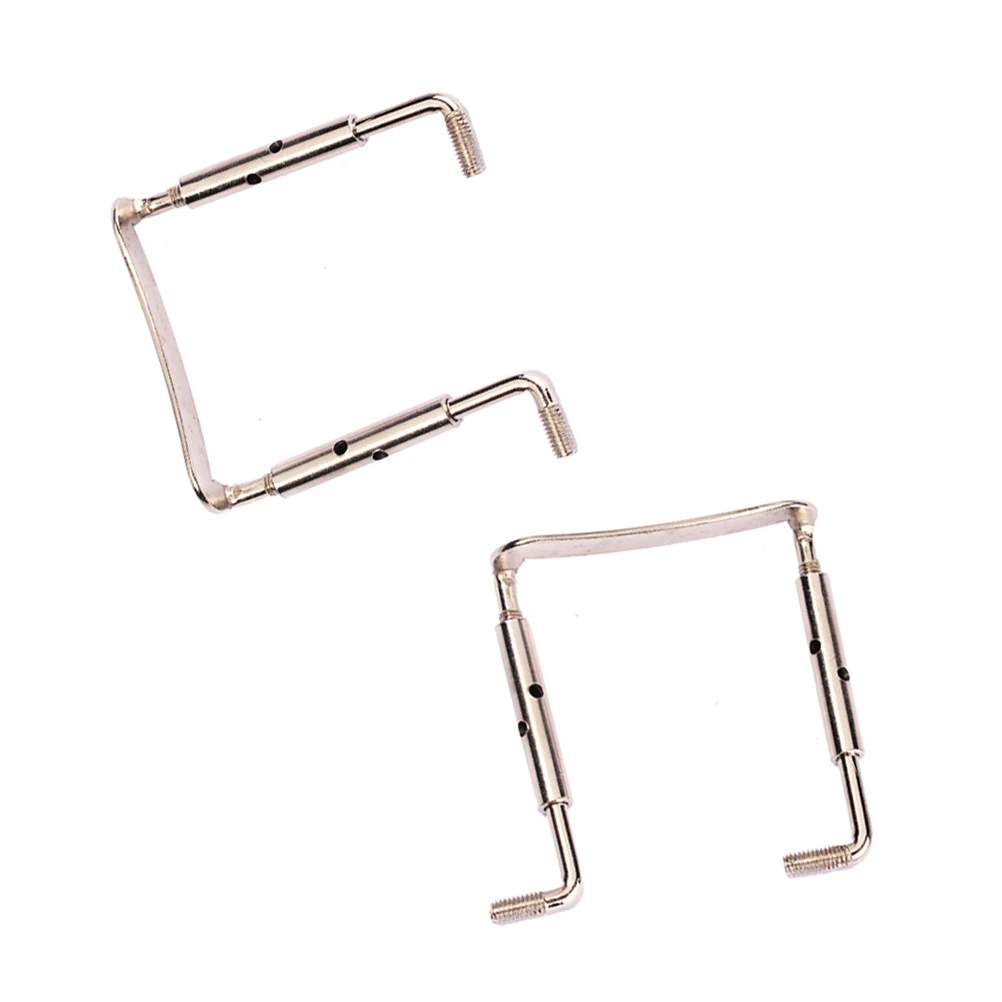 

2 Pcs Screw Violin Chin Rest Clamp Replacement Hem Plated Chinrest Screws Hardware