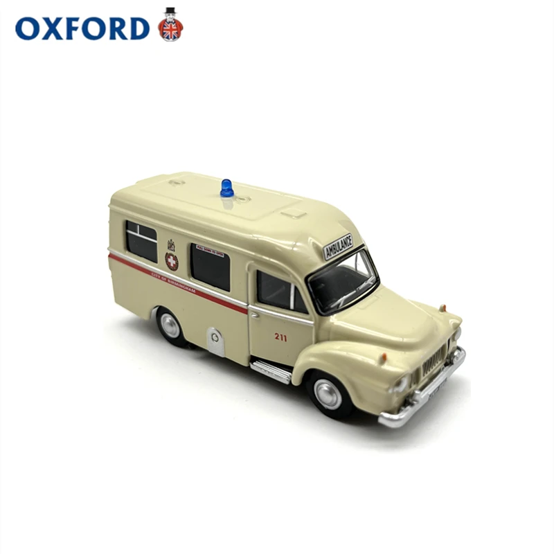 OXFORD 1:76 Birming-ham J 1 Ambulance Alloy Simulation Model Car