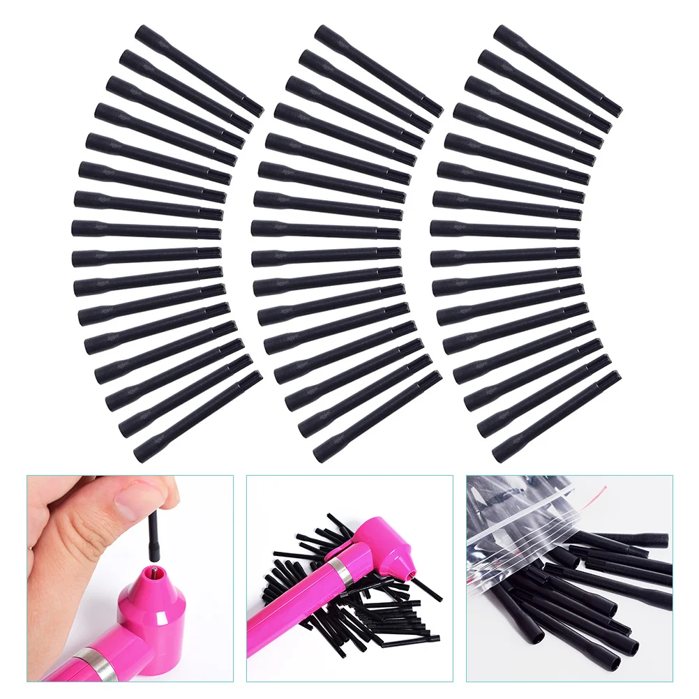 

50 Pcs Tattoo Mixing Stick Nail Tools for Rods Polish Black Plastic Stirring