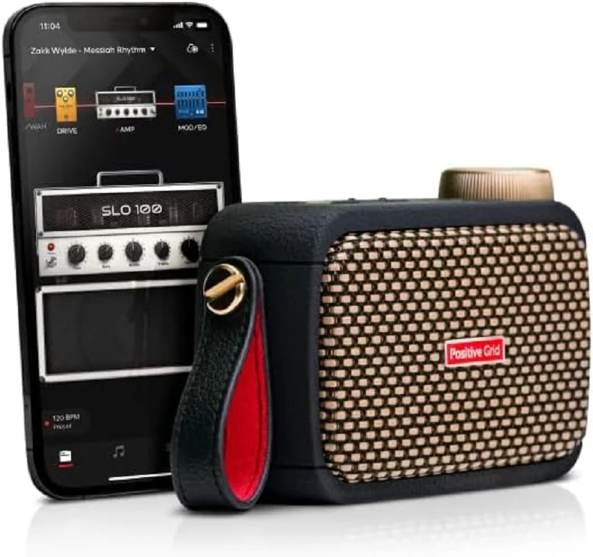 Original PositiveGrid spark go Ultra-portable Smart Guitar Amp & Bluetooth with 33 amps and 43 effects and pedals