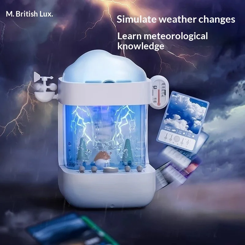 

Мини-метеостанция, детский научный набор, STEM-игрушка, практический набор для экспериментов по метеорологии, подарок для детей