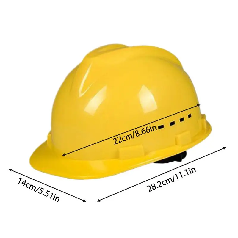 Строительная шапка для мужчин, защитное снаряжение, удобная каска с вентиляцией, регулируемая защита головы, поглощающая защита головы