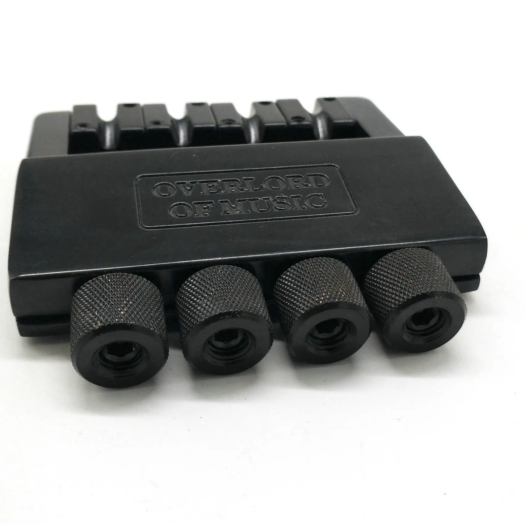 B48B-2 Set 4 String Headless Bass Guitar Bridge System Electric Bass Part For Headless Electric Bass Replacement