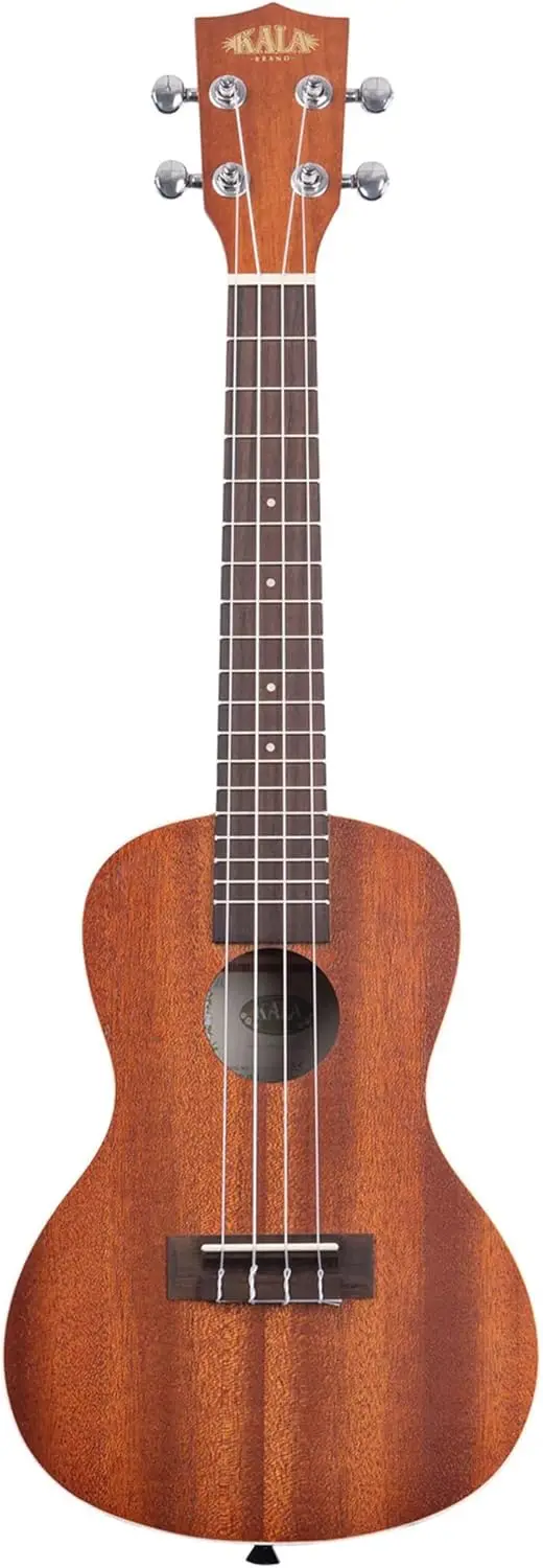 Mahogany Concert Ukulele Bundle with Gig Bag, Tuner, Austin Bazaar Instructional DVD, and Polishing Cloth