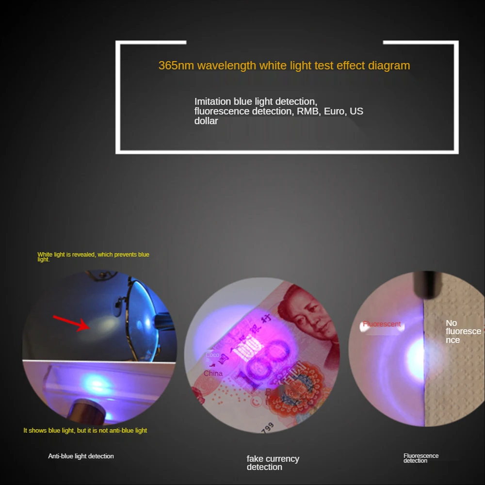 Energy-saving Portable Professional Medical Handy Pen Light  Mini Flashlight LED Torch with Stainless Steel Clip