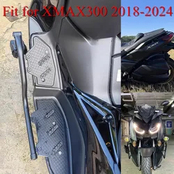 Modified motorcycle accessories 2024 year xmax300 Crash guard bumper Crash bar with footrest for xmax300 2018-2024