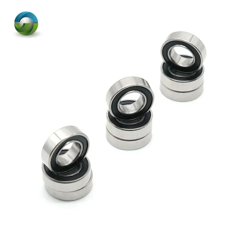 

1PC 3801-2RS Bearing 12*21*7 mm 3801 2RS Double Row Sealed 3801 RS Angular Contact Ball Bearings