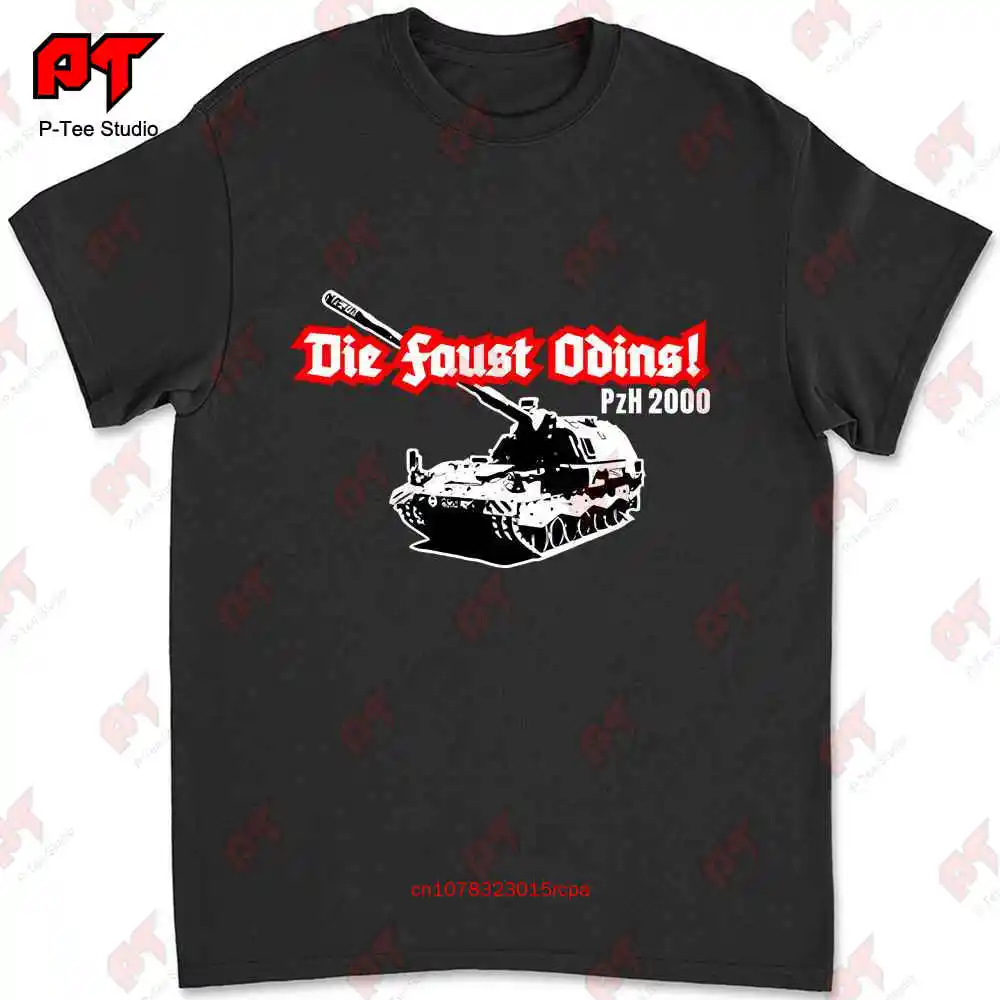 Pzh 2000 Die Faust Odins Tank Howitzer Bundeswehr Tanks T Shirt 13336 8JPE