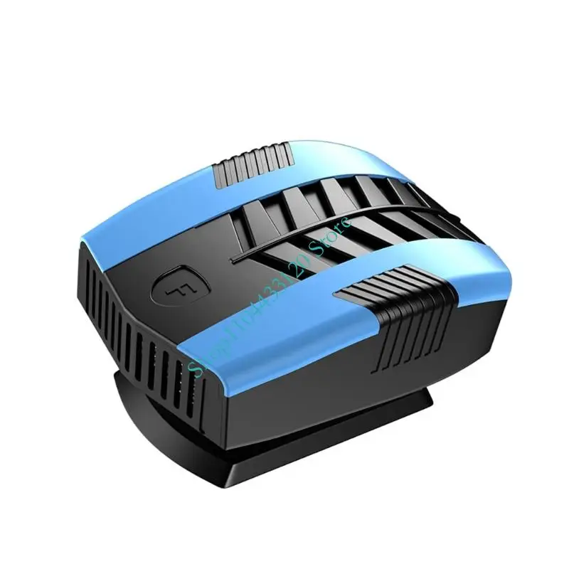 0XXD Car Defroster Demister Electric Heater Fan Adhesive Windshield Defogger