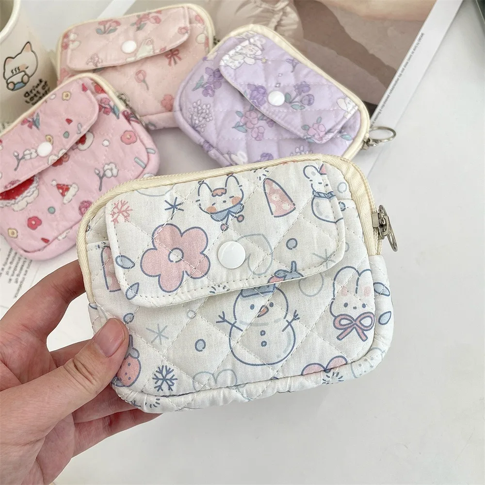 Cute Cartoon Small Travel Cosmetic Lipstick Earphone Card Portable Storage Bag Purse Women Gift Pouch In Make up Bags Organizer