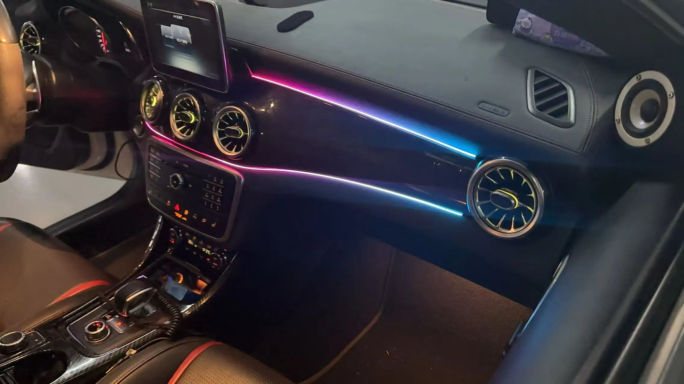 Ambient Light for Mercedes Benz A/ B Class W246 W176 2012-2018 Dynamic Interior Light Upgrade Air Vent Lighting Accessories view 3