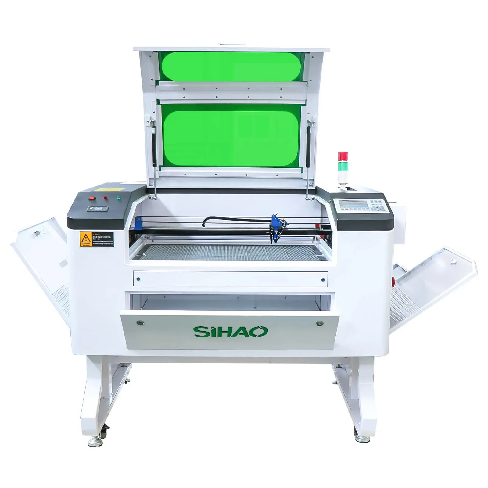 For KH-5030 Arrival High Quality 7050 100w CO2 Reci Glass Tube Laser Engraving Cutting Machine with Water Chiller AC220V  AC11