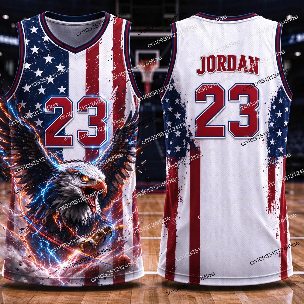 2026 New Arrival USA Dream Team Special Edition Jordan 23 Basketball Jersey Vest Mens Sports Quick-Dry Shirt Kids Basketball Kit