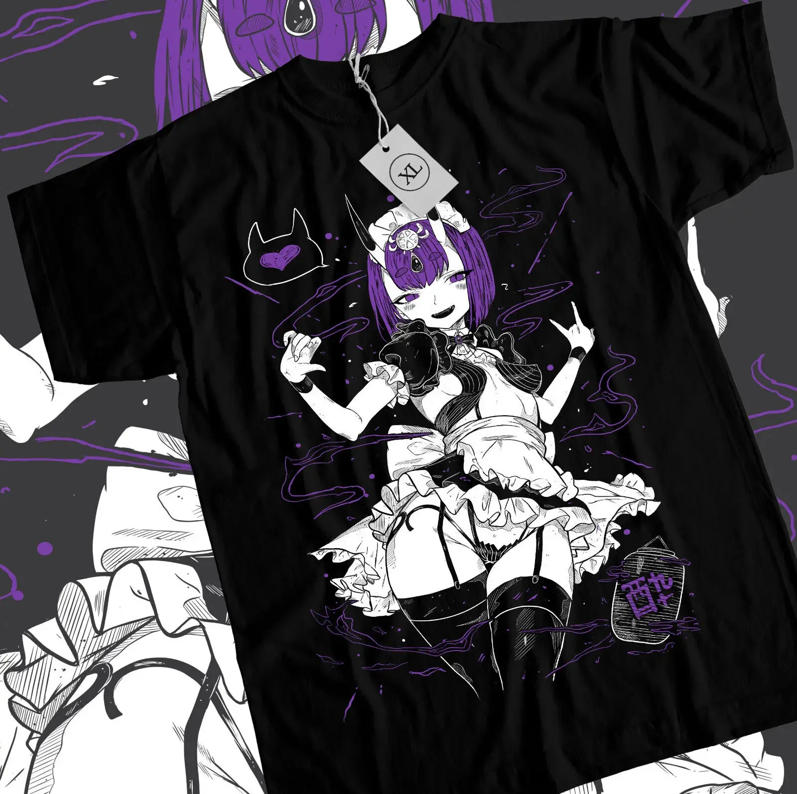 

Shuten Douji T-shirt Assassin Fate Grand Order Anime Girl Waifu Fanart T-shirt