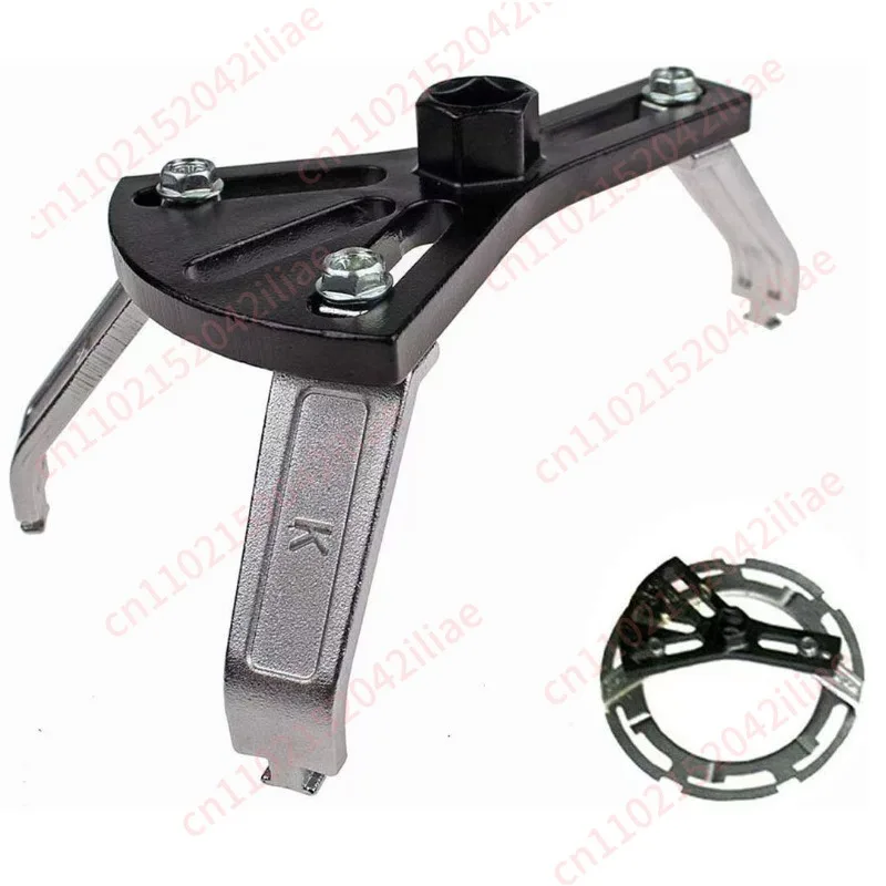 Three-claw fuel tank cap wrench adjustable universal fuel pump cap wrench