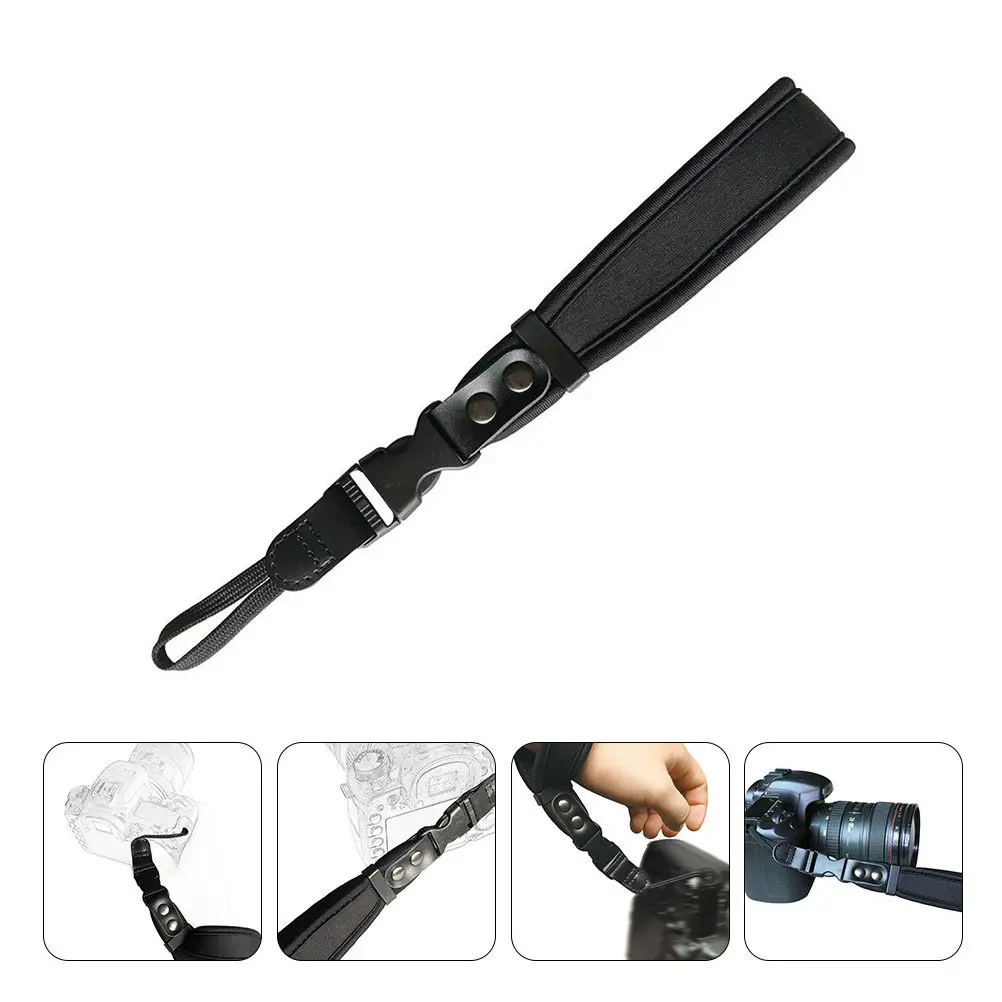 Camera Wrist Strap Neoprene Durable Lightweight Safety Slide Quick Release Buckle for Dslr Mirrorless Cameras Camera Wrist Strap