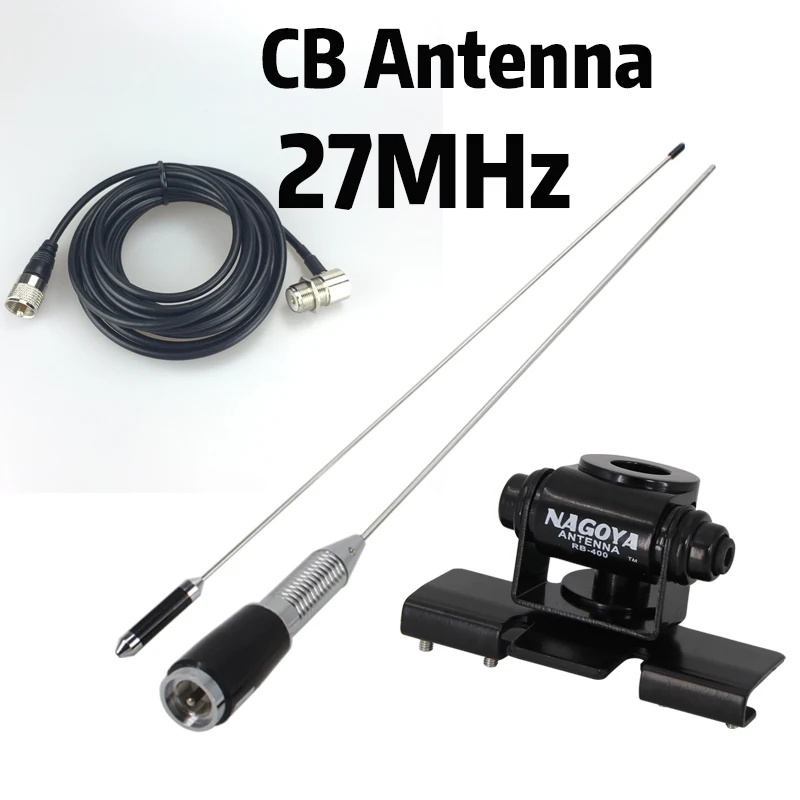 Антенна CB-радио 27 МГц BNC Male PL259 для Kenwood TK100, Motorola HT440, HT90, CB-40M, AT-6666, AT-5555N (для раций)