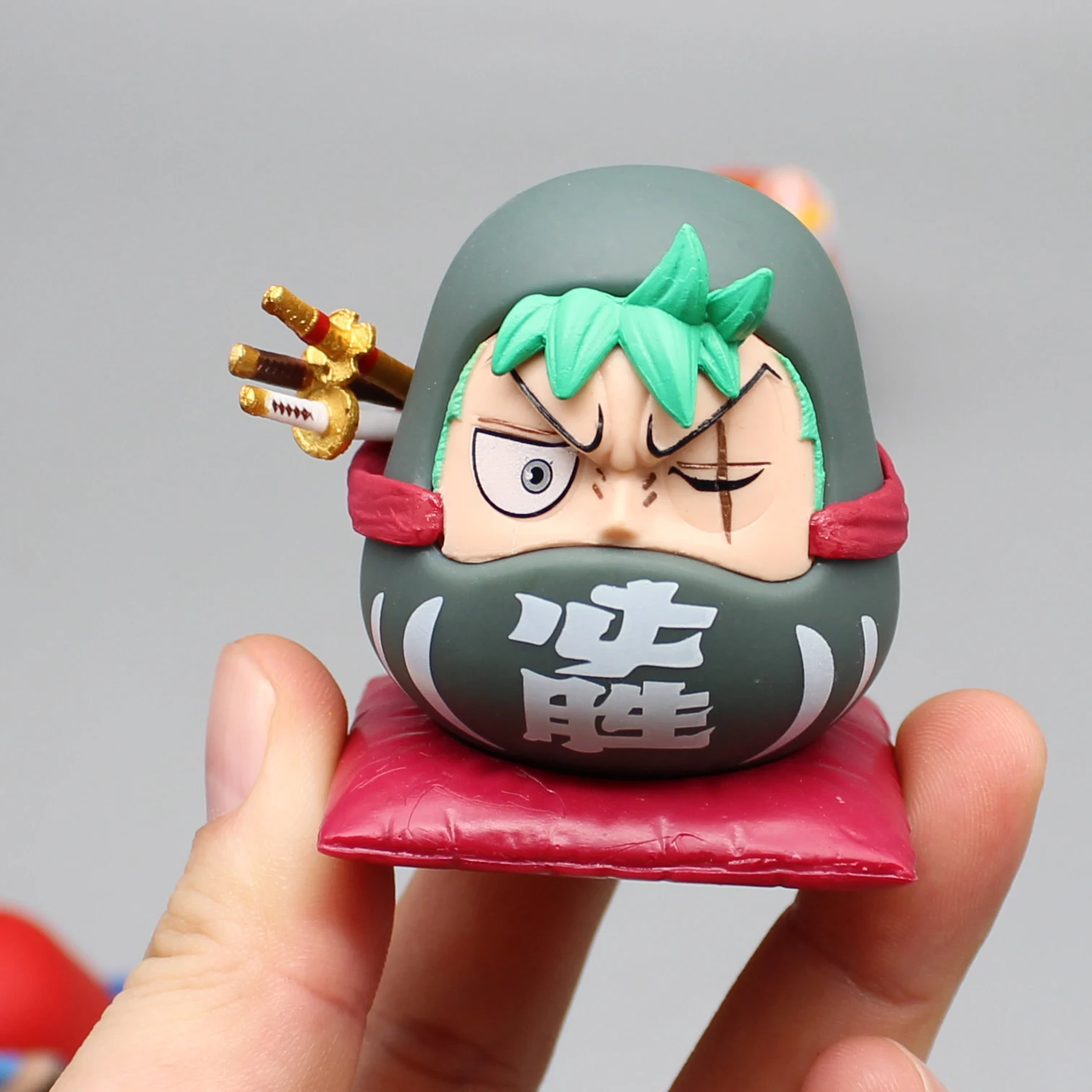 6cm Anime One Piece Action Figures Q Version Luffy Nika Zoro Sanji Nami Daruma Franky Cartoon Character Model Doll Pvc Kid Toys