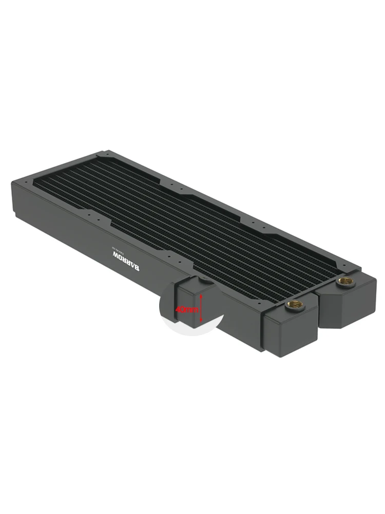 Chłodnica wody BARROW 360mm miedziany wymiennik ciepła grzejnik do PC CPU System chłodzenia wodą (grubość 1.57 cala) — zdjęcie 2