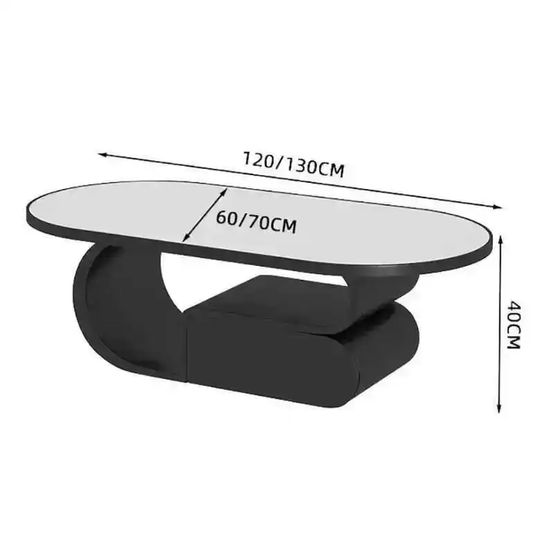 

Luxury Trendy Modern Aesthetic Coffee Table Nordic Design Coffee Table Premium Minimalist Table Basse Salon Home Furniture