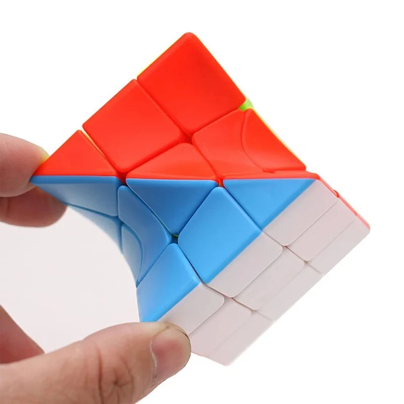 Novelty Twist Cube Speedcube 3x3x3 Stress Relief Anxiety Toys Best Creative Gifts For Kids Adults Educational Brain Teasers
