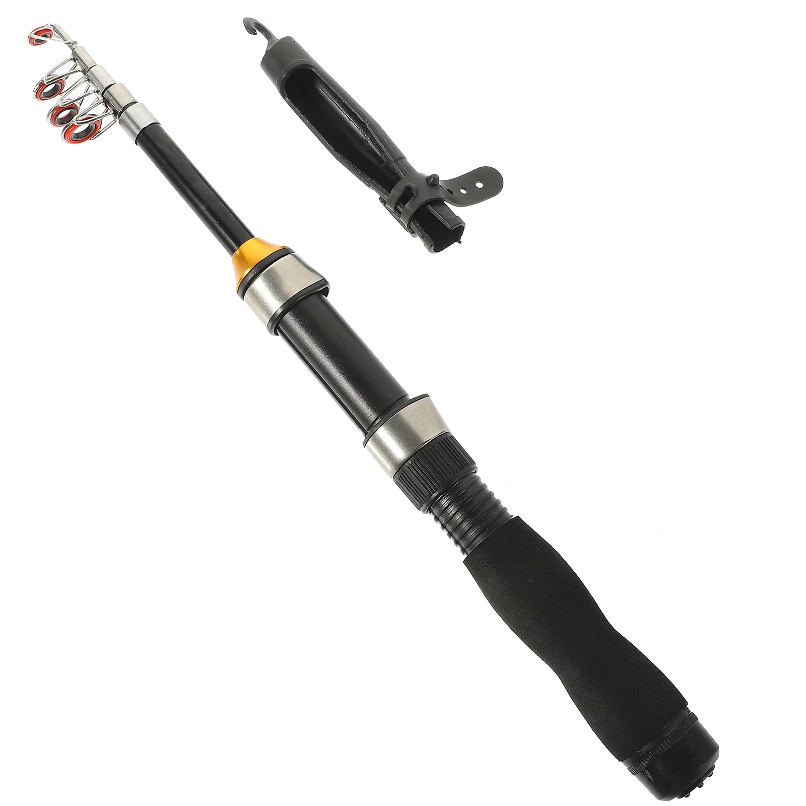 Mini Sea Pole Fishing Accessory Collapsible Professional Ultra-short Rod Reusable Rods Outdoor Button