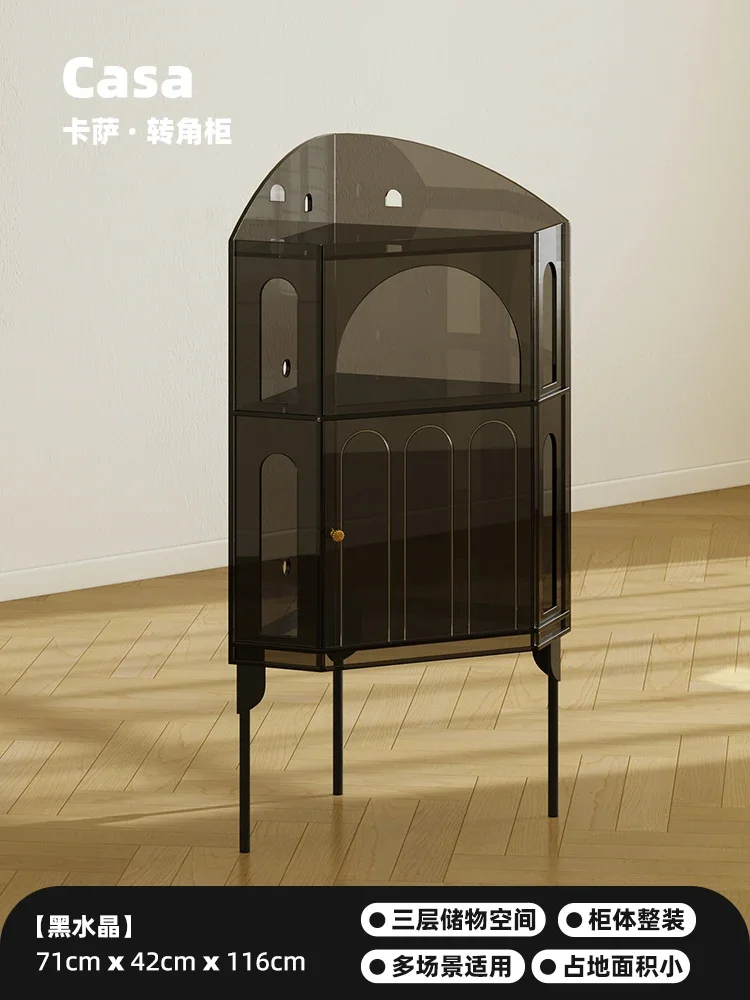 X6-4  Storage Triangle Cabinet Dining Side Living Room Sofa Side Cabinet Corner Storage Cabinet
