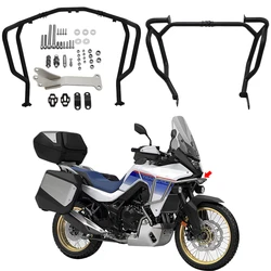 UPPER&LOWER Highway Crash Bars Engine Tank Guard bar Bumper Protector For HONDA XL750 XL 750 TRANSALP 750 2023 2024 Motorcycle